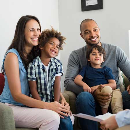 Mixed Race Family Divorcing through Communication